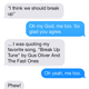 Illustration for article titled 5 Outrageously Awkward Text Message Breakups